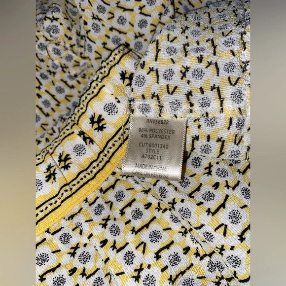 🦋B2G1🦋MAX STUDIO Yellow Peasant Skirt | SMALL | NWT - Picture 8 of 9